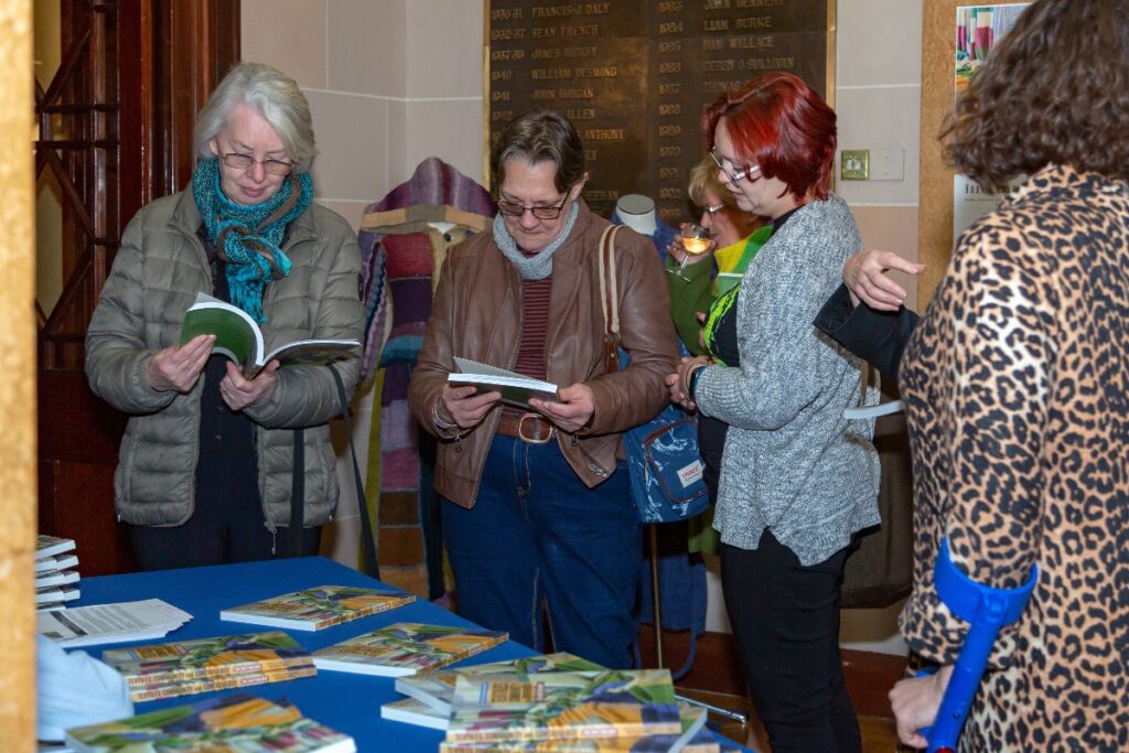 The Knitting Map Book Launch, Cork City Hall, Mar 2019 Phot. Célem Deegan ©